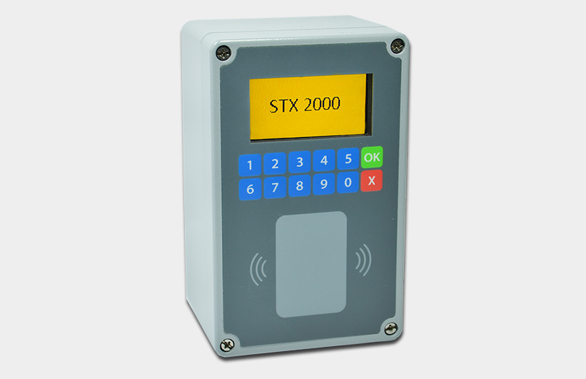 RFID reader for vehicle weighing system