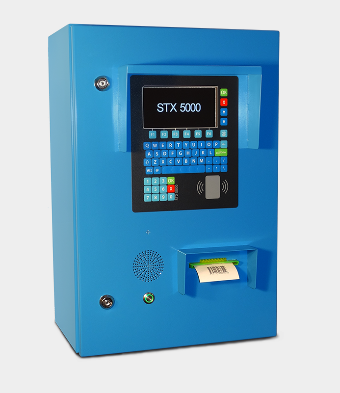 Terminal for vehicle weighing systems